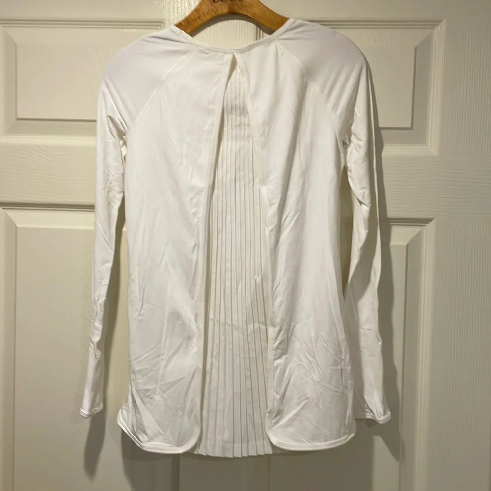Lululemon Making Moves Long Sleeve Top Rulu White 4 - Picture 7 of 8